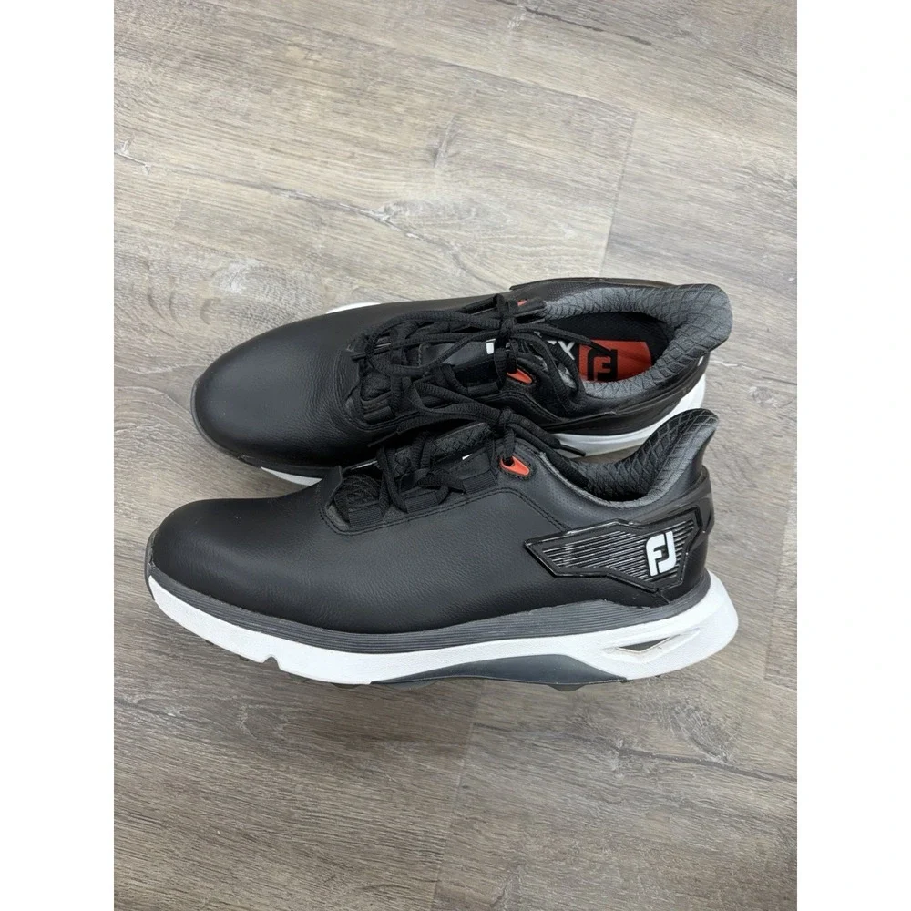 Footjoy Pro Slx Men's Size 8 Golf Shoes Spikeless Black Ortholite X25 EUC